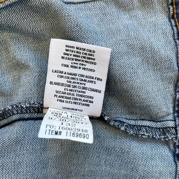 Hudson Girls Distressed Light Jean Jacket - Picture 9 of 9